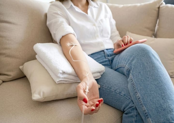 Preparación del suero y materiales en entorno controlado